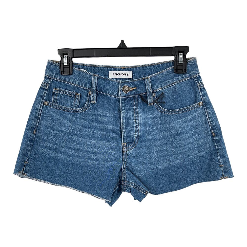 Vigoss shorts Ace denim cutoff high rise blue size 27